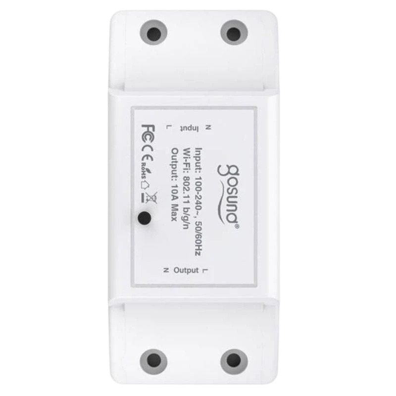 Gosund SW3 Wi-Fi 100~200 V 10 A Branco - Relé inteligente