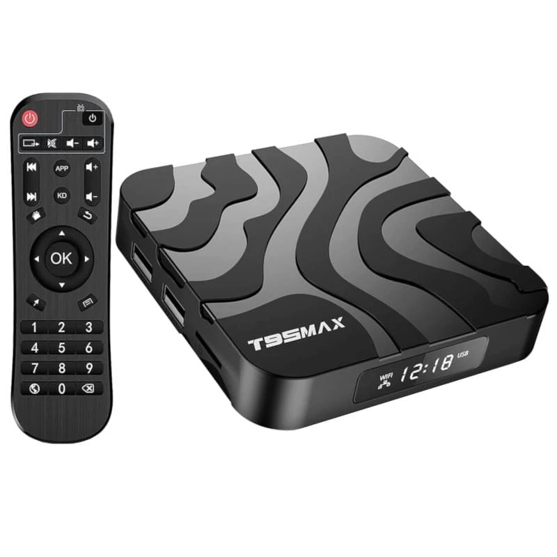 T95 Max H618 4 GB/32GB Dual Wifi Bluetooth Android 12 - Android TV