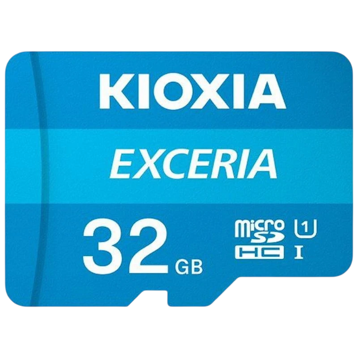 Kioxia Exceria MicroSDHC 32 GB Classe 10 UHS-I + Adaptador
