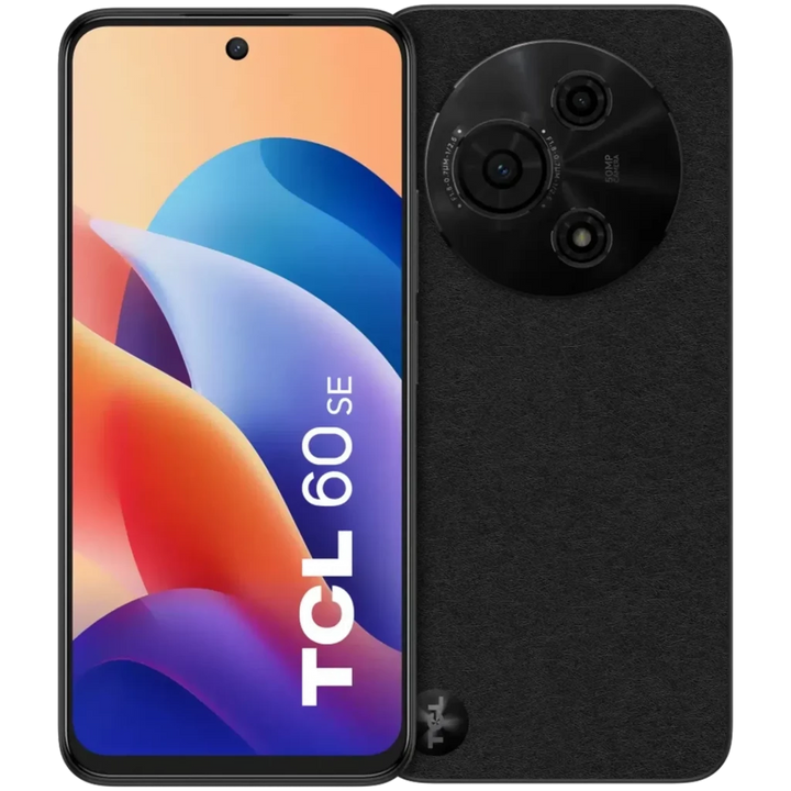 TCL 60 SE 512 GB Preto Ecrã de 6,67 polegadas 8 GB de RAM Câmara de 50 MP