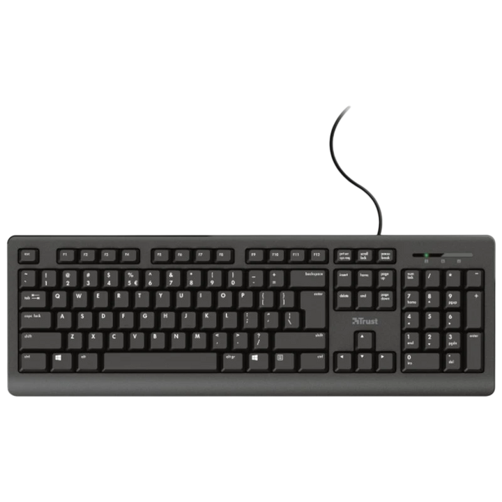 Teclado de Membrana Trust TK-150 USB Preto