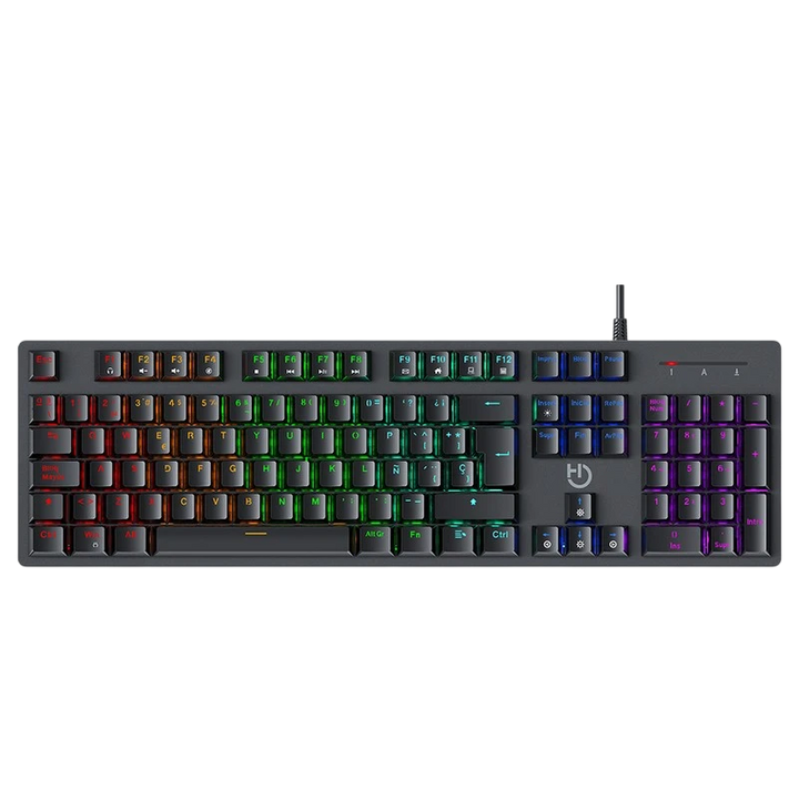 Teclado para jogos Hiditec GK400 RGB USB Preto
