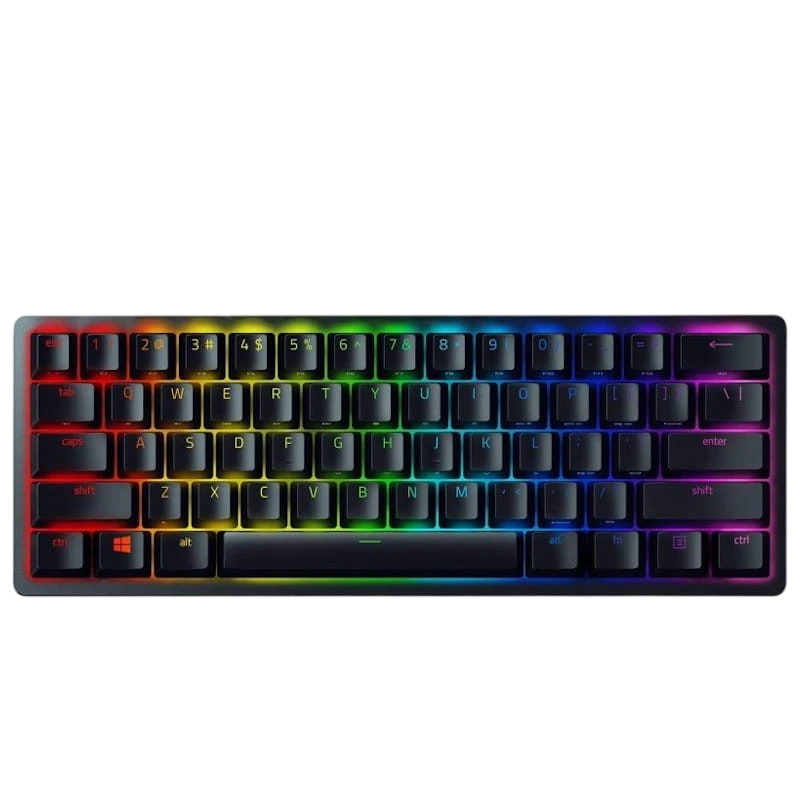 Teclado Mecânico Gaming Razer Huntsman Mini Clicky Optical Switch Roxo