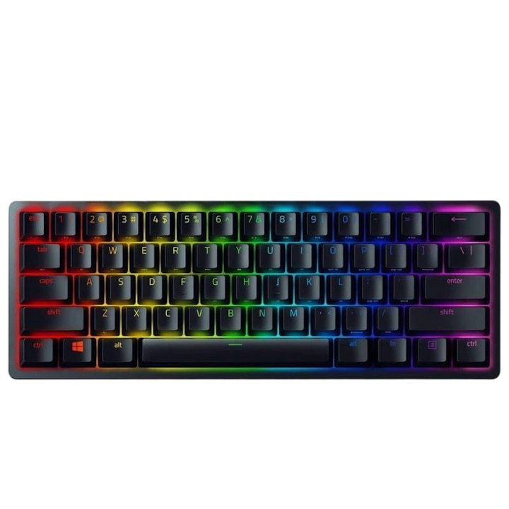 Teclado Mecânico Gaming Razer Huntsman Mini Clicky Optical Switch Roxo