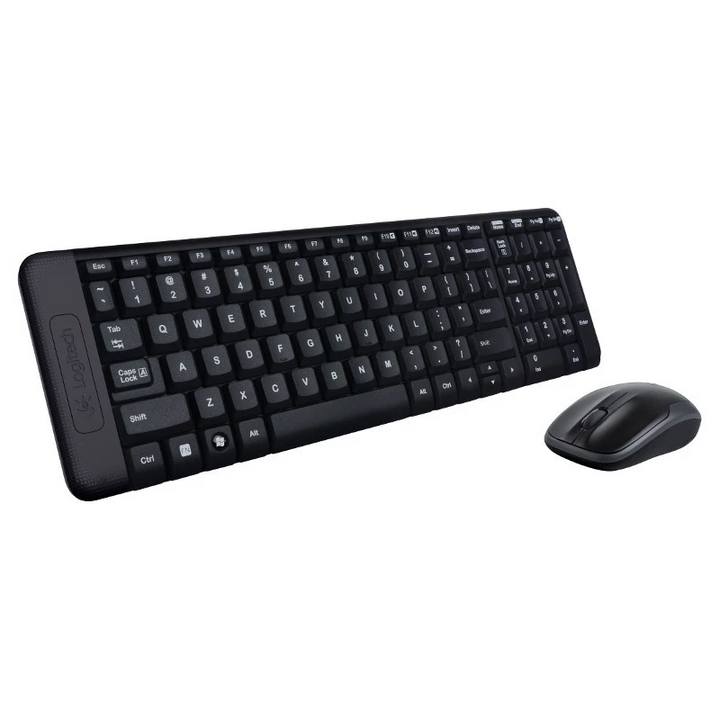 Teclado de membrana sem fio + Rato Logitech MK220