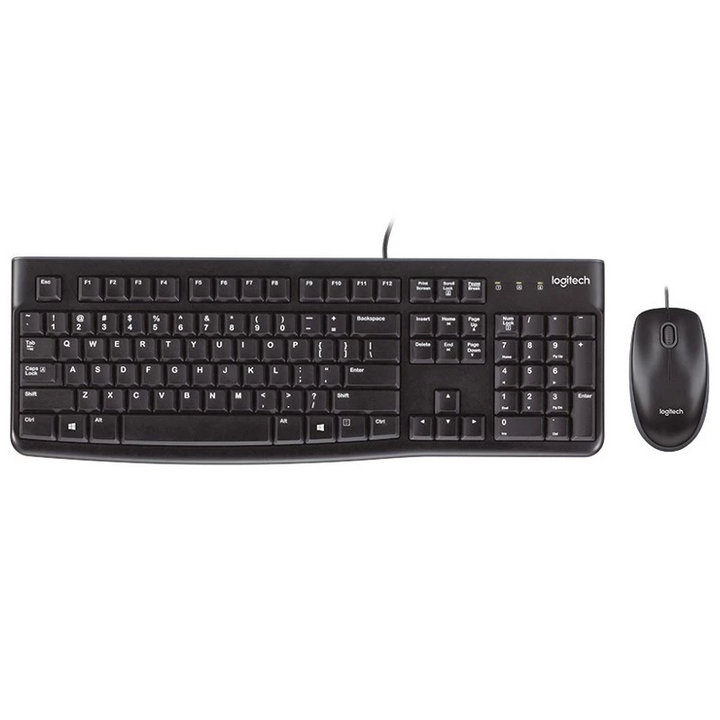 Teclado de membrana Logitech Desktop MK120 - 1000 DPI