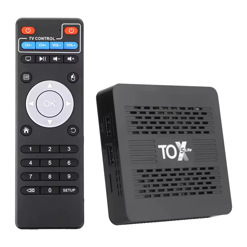 Leitor Multimédia TOX5 Lite S905X5M 2GB/32GB 4K 60fps