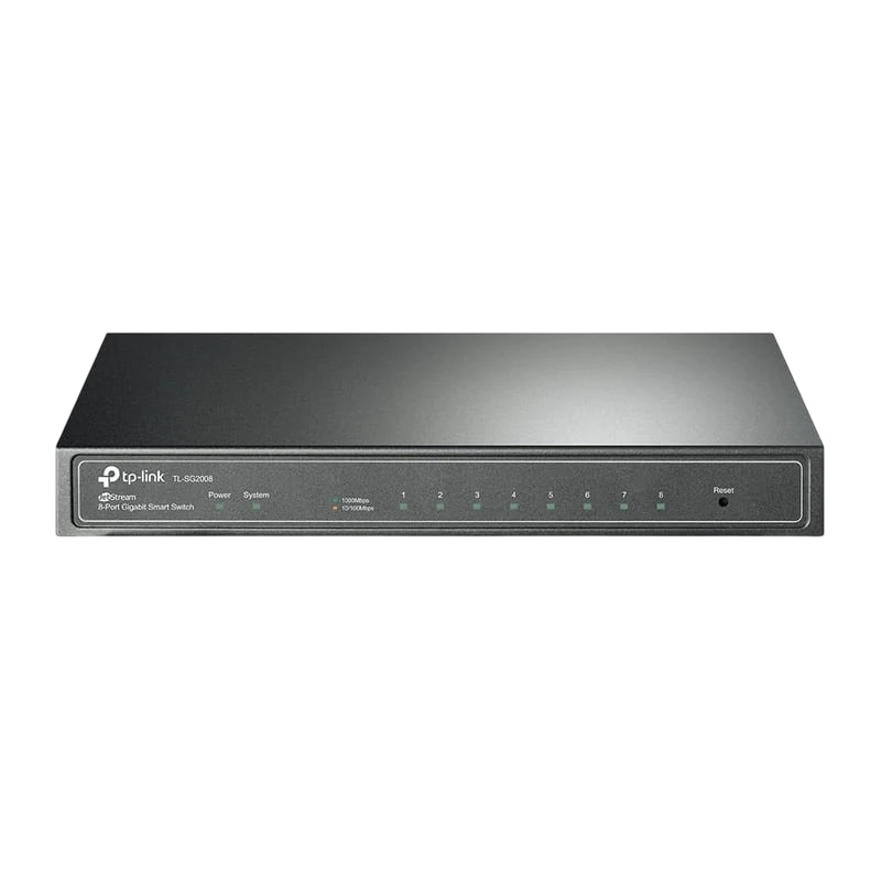 TP-Link TL-SG2008 Switch Smart JetStream Gigabit de 8 Portas Preto