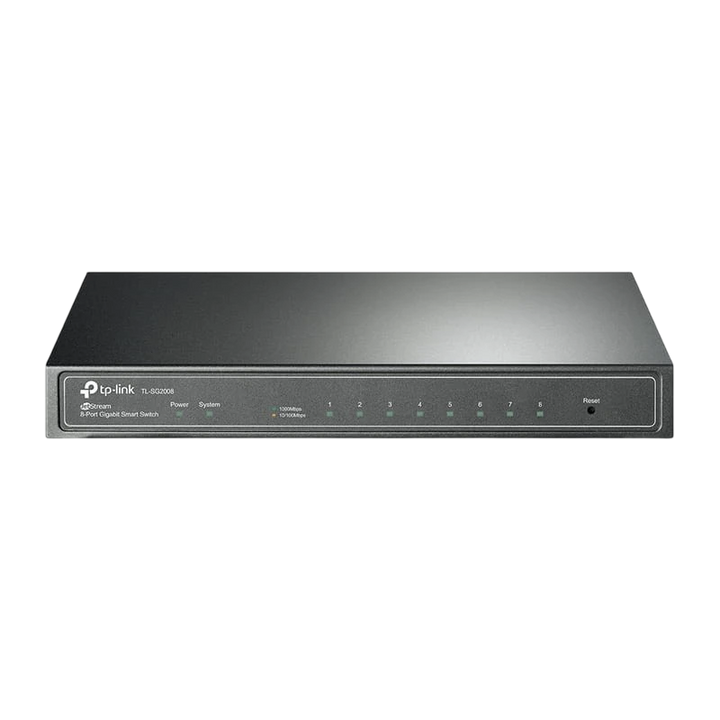 TP-Link TL-SG2008 Switch Smart JetStream Gigabit de 8 Portas Preto