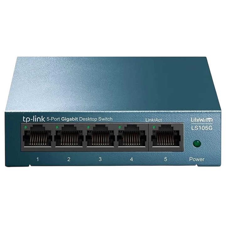 TP-Link LS105G Switch de mesa 5 portas 10/100/1000 Mbps Azul