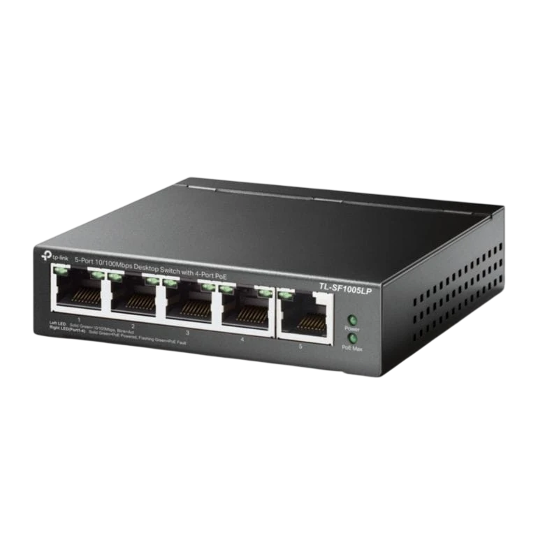 TP-Link TL-SF1005LP PoE Preto