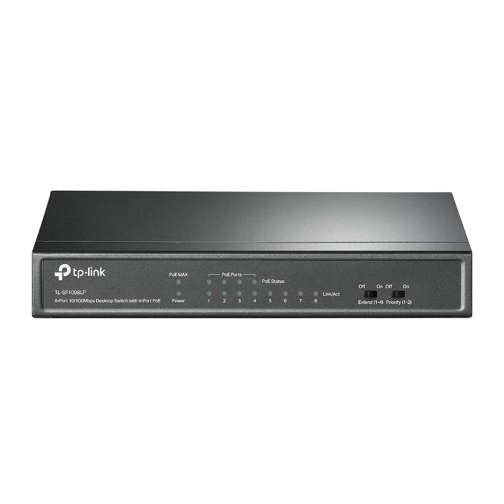 TP-Link TL-SF1008LP Fast Ethernet (10/100) PoE - Switch de secretária