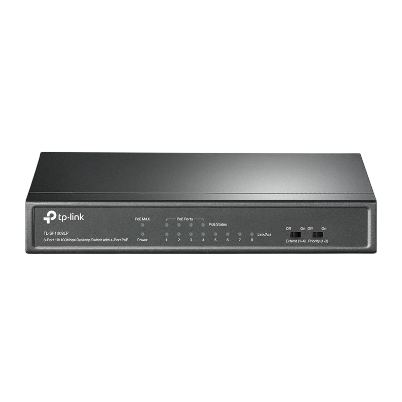 TP-Link TL-SF1008LP Fast Ethernet (10/100) PoE - Switch de secretária
