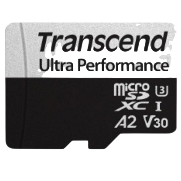 Transcend TS128GUSD340S 128 GB Classe 10 UHS-I U3 V30 A2 Preto / Cinzento