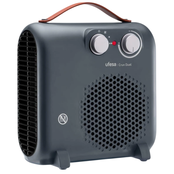 Ufesa Crux Dual 2000W Cinza - Aquecedor Elétrico de Interior