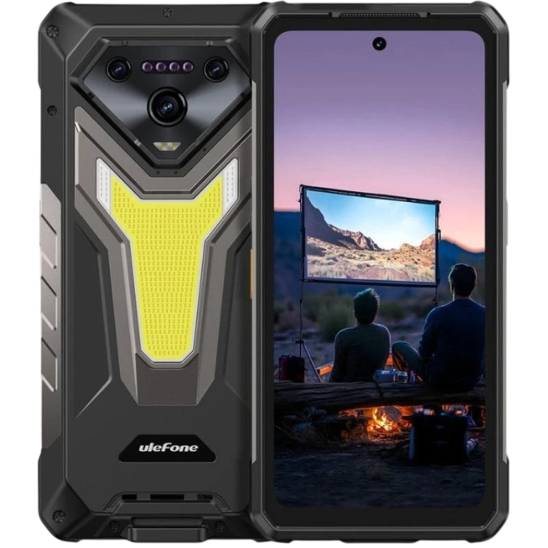 Ulefone Armor 34 Pro Plus 5G 16 GB/512 GB Preto Rugged com Projetor