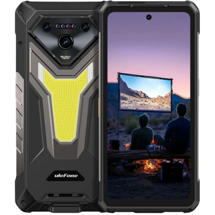 Ulefone Armor 34 Pro Plus 5G 16 GB/512 GB Preto Rugged com Projetor