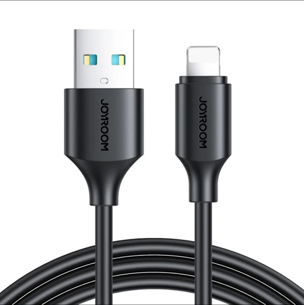 Cabo Joyroom USB-A para Lightning Carregamento Rápido Preto