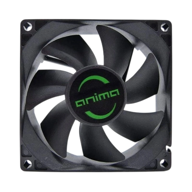 Ventilador de PC Tacens Anima AF8, 7 pás, 8 cm, Preto