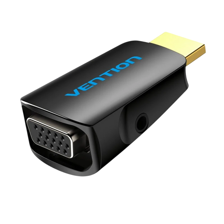 Vention AIDB0 HDMI macho para VGA fêmea Tomada de áudio 3,5 mm - Adaptador conversor