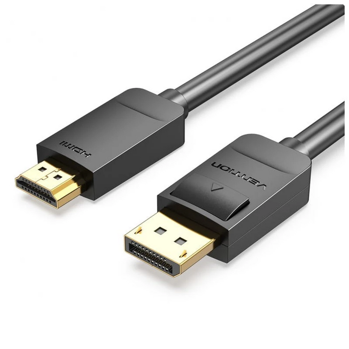Vention HADBH Displayport macho - HDMI macho 2 metros Preto - Cabo