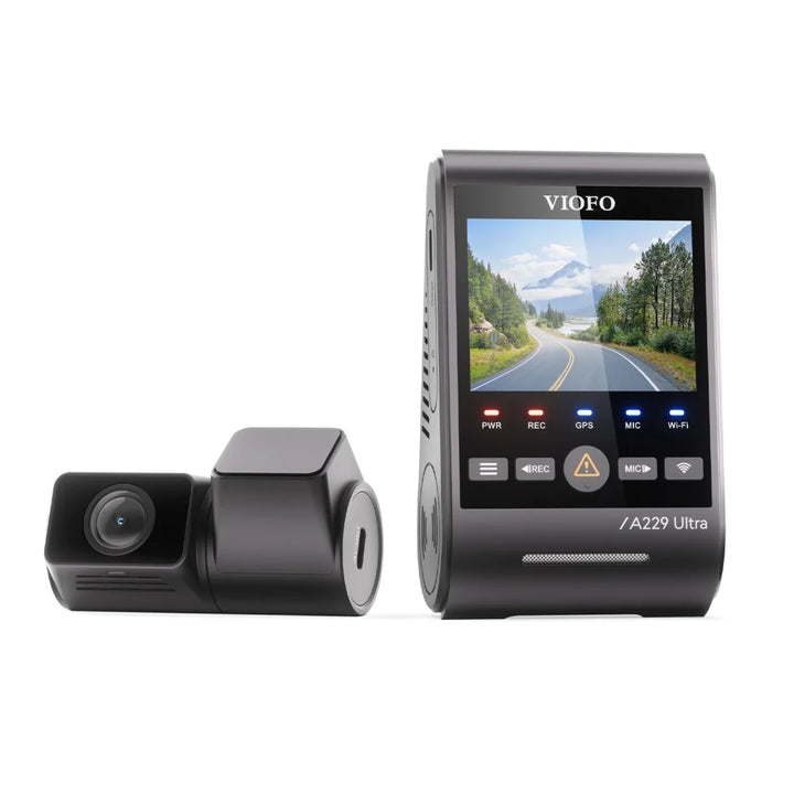 VIOFO A229 Ultra 2CH 4K dianteira + 4K traseira - Dashcam com ecrã LCD de 2,4"