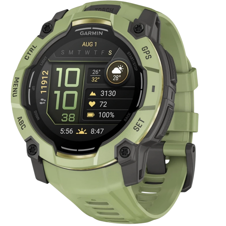 Garmin Instinct 3 AMOLED GPS Multibanda 50 mm Resina e Silicone Fern Green