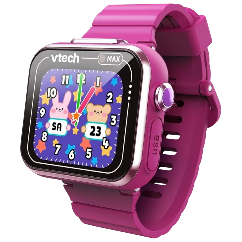 Vtech KidiZoom Smartwatch MAX Framboesa - Relógio Inteligente