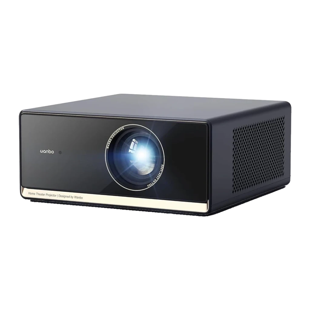 Projetor WANBO X5S 1080p 1100 Lúmens ANSI LCD VIDAA OS Foco Automático