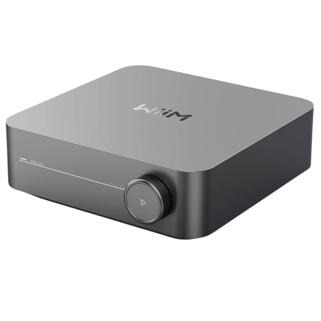 WiiM Amp Amplificador de streaming estéreo de 24 bits/192 kHz cinzento escuro