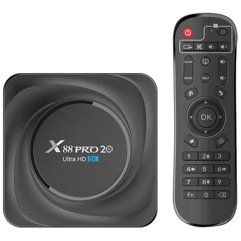 X88 Pro 20 8GB/128GB 4K Wifi Duplo Bluetooth Android 11 - Android TV