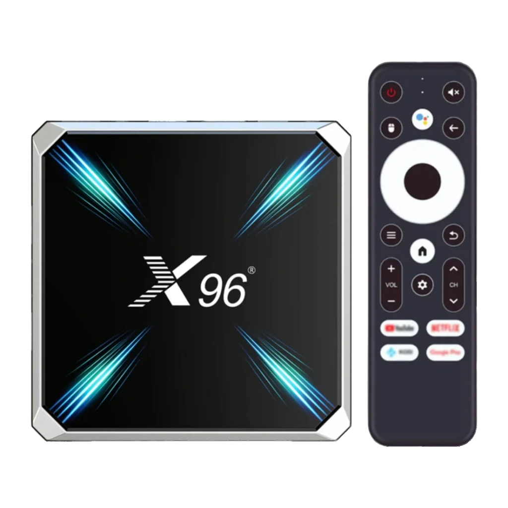 Leitor Multimédia X96 Lite H626 2GB/16GB Preto 4K 60fps Android 14