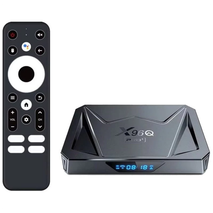 X96Q Pro Plus H728 4GB/32GB Dual Wifi Android 14 Preto - Android TV