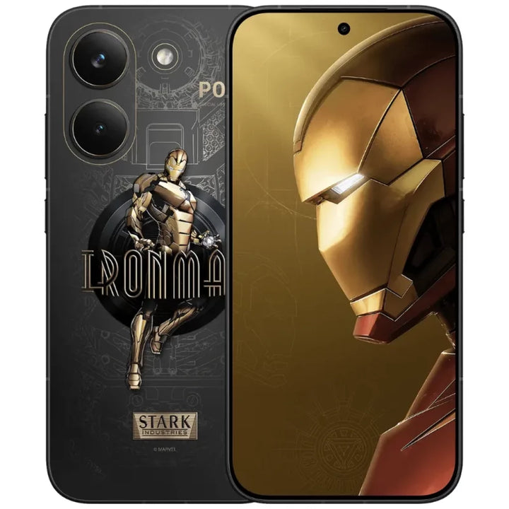 Xiaomi Poco X8 Pro 5G 512 GB  Iron Man Edition Processador Dimensity 8500-Ultra 12 GB de RAM Bateria de 6500 mAh
