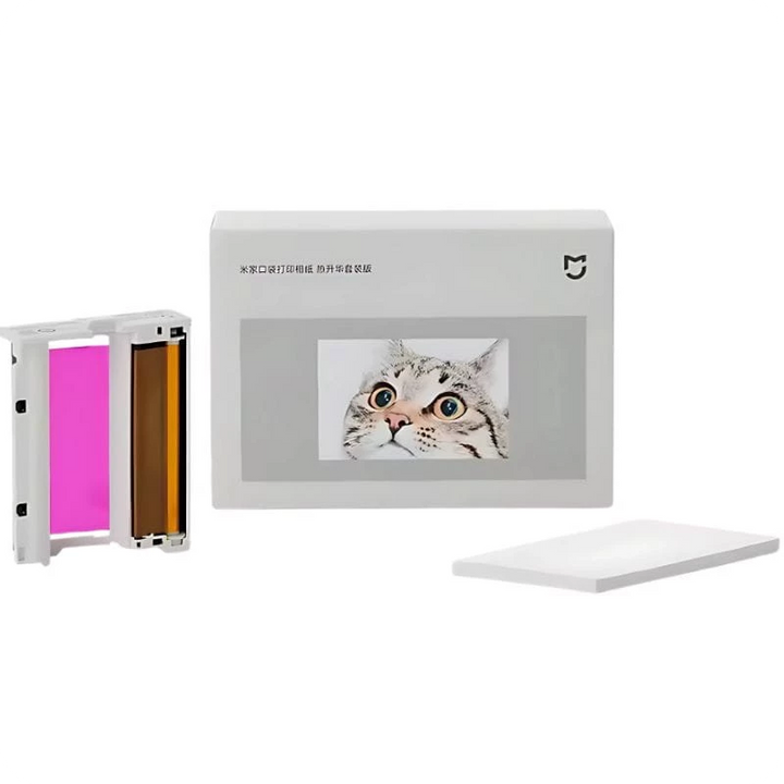 Papel fotográfico de sublimação para Xiaomi Photo Printer Pro  (50 folhas)
