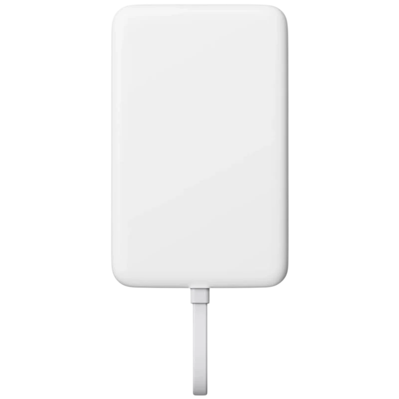 Xiaomi Power Bank Magnético 10000mAh com cabo integrado - Branco