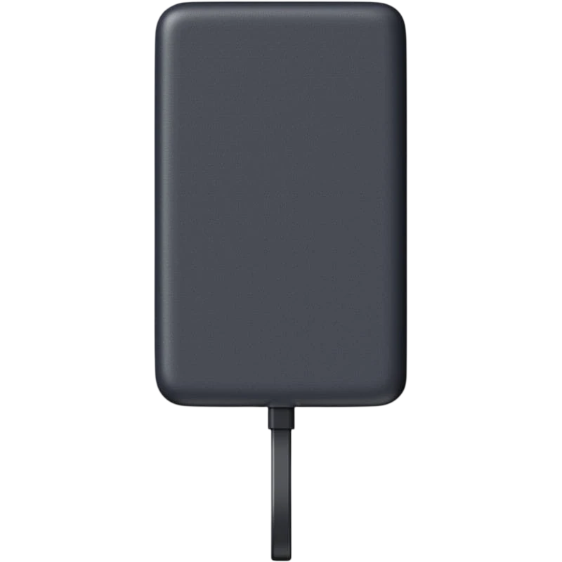 Xiaomi Power Bank Magnético 10000mAh com cabo integrado - Cinza