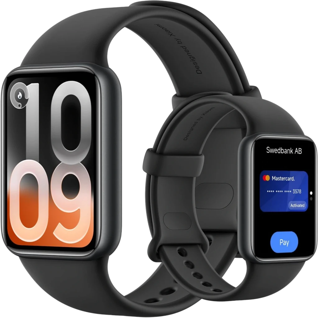 Xiaomi Smart Band 10 Pro NFC Pulseira de atividade 1,74" AMOLED 21 dias + 150 modalidades desportivas 5 ATM Preto