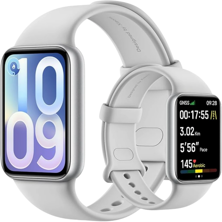 Xiaomi Smart Band 10 Pro Pulseira de atividade 1,74" AMOLED 21 dias 150+ desportos 5 ATM Prateado