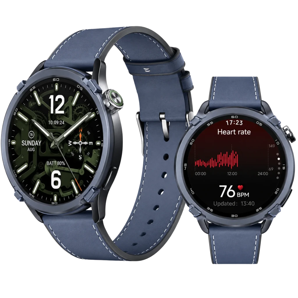 Xiaomi Watch S5 46 mm Smartwatch 1,48" AMOLED 21 dias GPS de banda dupla 5ATM Azul Cerâmico