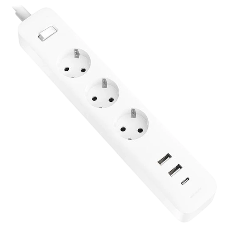 Xiaomi 20W Power Strip (2C1A) EU - Régua de tomadas com USB