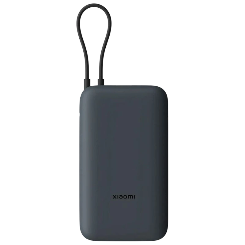 Xiaomi Power Bank 20000mAh Cabo Integrado Cinza Escuro