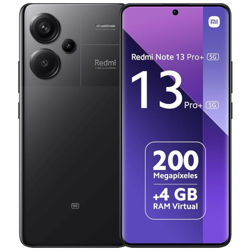 Xiaomi Redmi Note 13 Pro+ 5G 8GB/256GB Preto