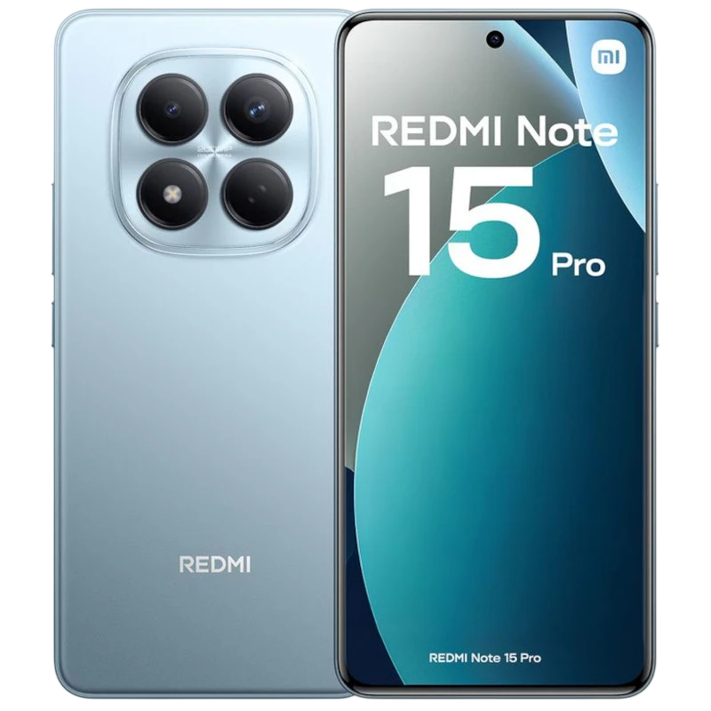 Xiaomi Redmi Note 15 Pro 4G 256 GB Azul ecrã AMOLED de 6,77" 12 GB de RAM