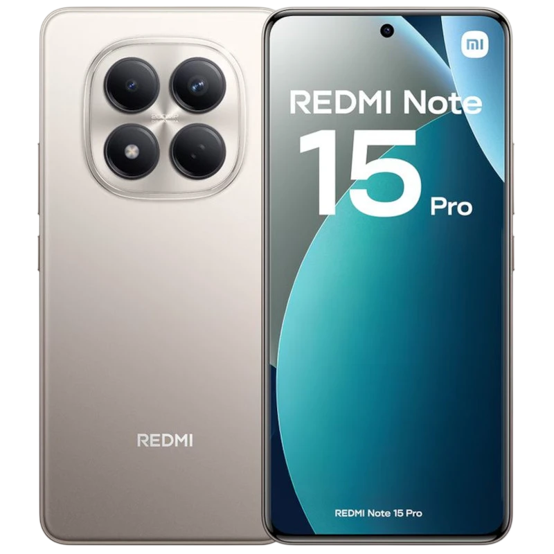 Xiaomi Redmi Note 15 Pro 4G 256 GB Titânio bateria de 6500 mAh com carregamento rápido de 45 W 12 GB de memória RAM