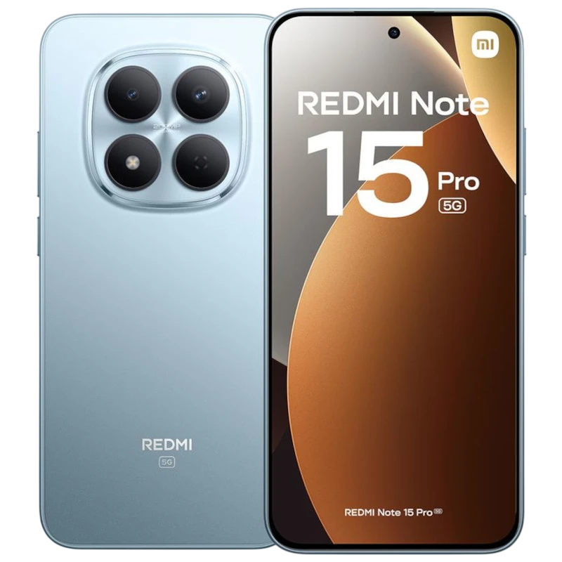 Xiaomi Redmi Note 15 Pro 5G 512 GB Azul 1,5K AMOLED 8 GB RAM 2 dias sem recarregar