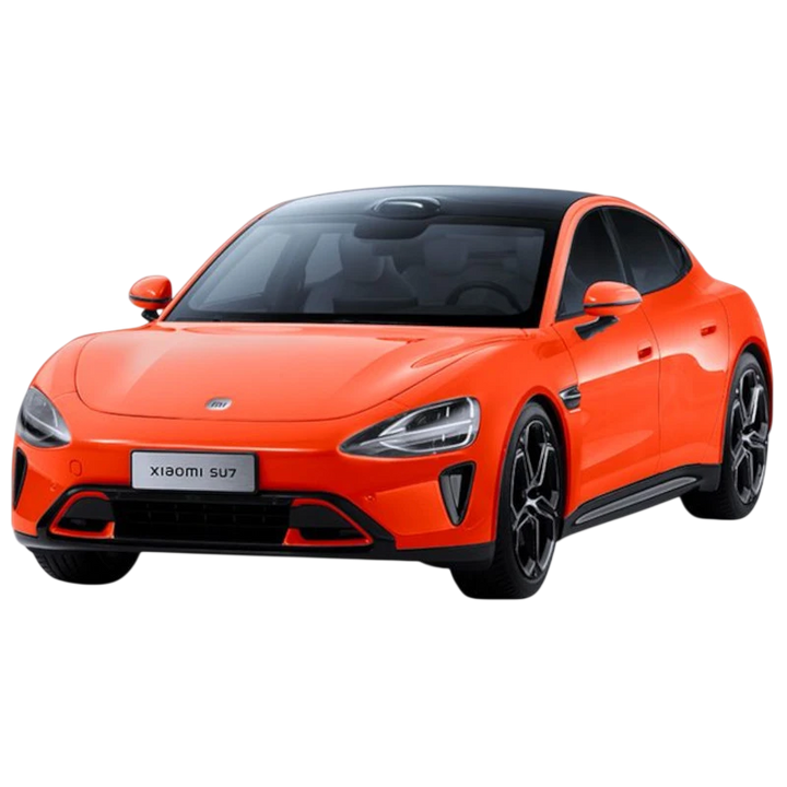 Xiaomi SU7 1/18 Die-cast Model Car Lava Laranja
