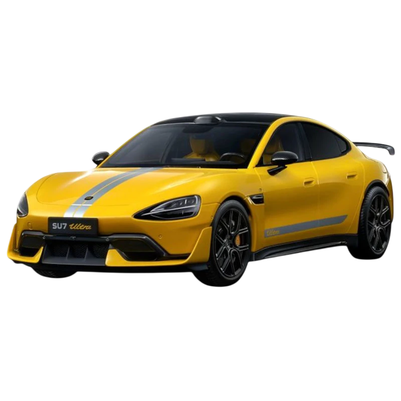 Xiaomi SU7 Ultra 1/18 Die-cast Model Car Amarelo Relâmpago