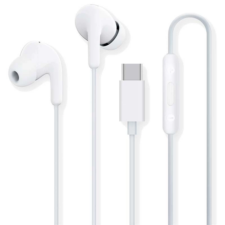 Xiaomi Type-C Earphones Branco com Conector USB tipo C