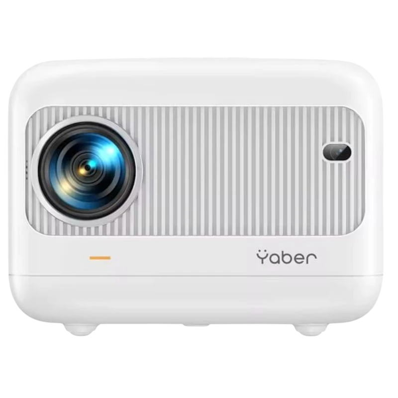 Mini-projetor portátil Yaber L1 LCD HD - com Wifi e Bluetooth para telemóvel - Foco elétrico - Branco